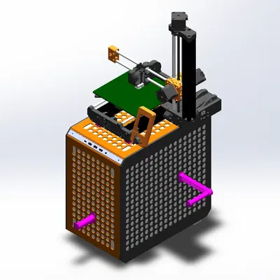 Giá đỡ và kẹp cuộn filament cho Prusa Mini trên QUBE 500