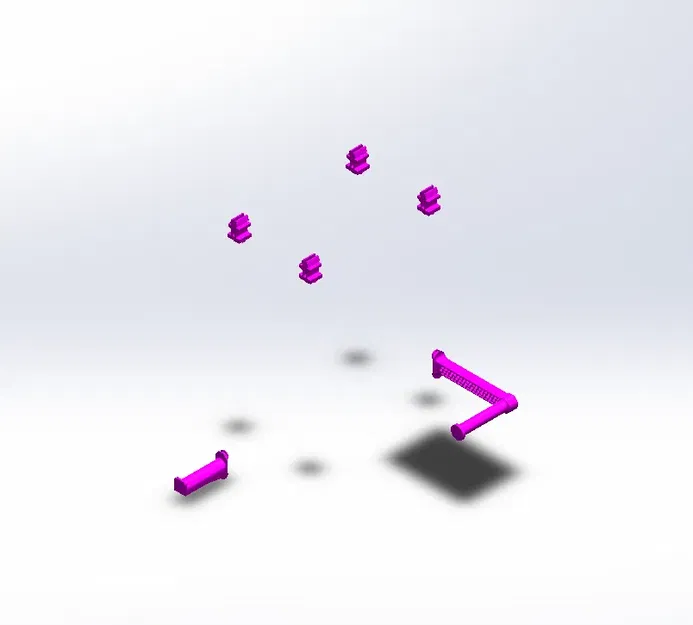 Giá đỡ và kẹp cuộn filament cho Prusa Mini trên QUBE 500 - Image 2