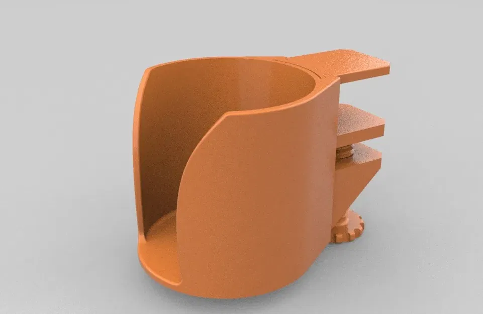 Giá đỡ đồ uống dưới mặt bàn cho laptop - Image 4