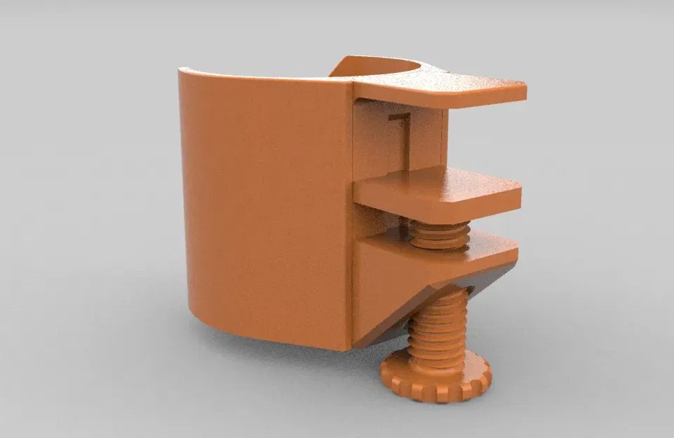 Giá đỡ đồ uống dưới mặt bàn cho laptop - Image 5