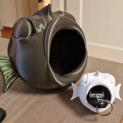 Bát cá trang trí để đựng chìa khóa