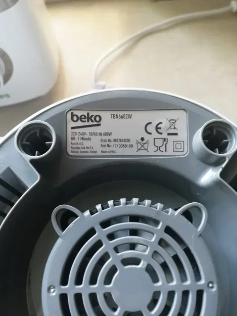 Cốc máy xay Beko TBN6602W với khung shim sửa chữa - Image 4