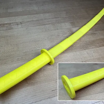 Katana cong lưỡi đơn gập lại cho in tại chỗ