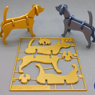 Thẻ kit chó dễ dàng lắp ráp và in ấn