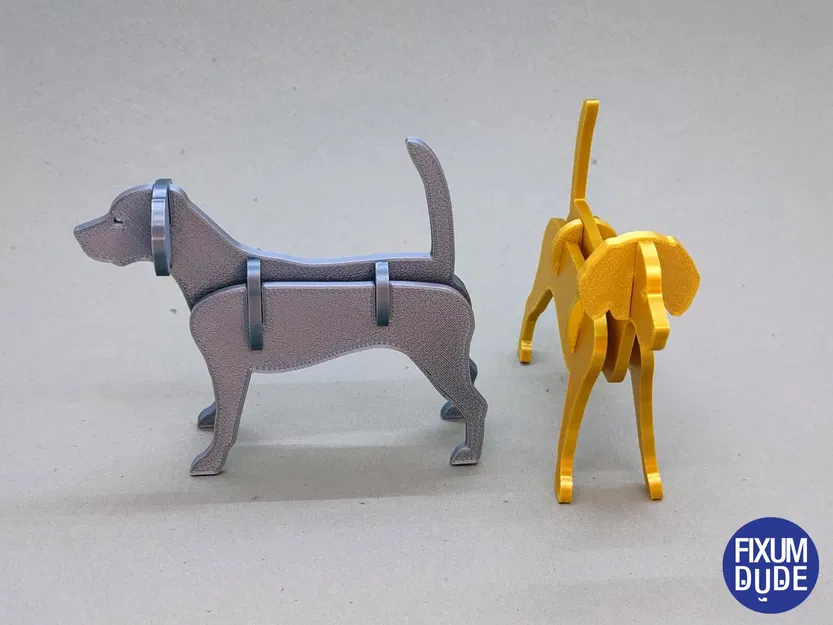 Thẻ kit chó dễ dàng lắp ráp và in ấn - Image 2