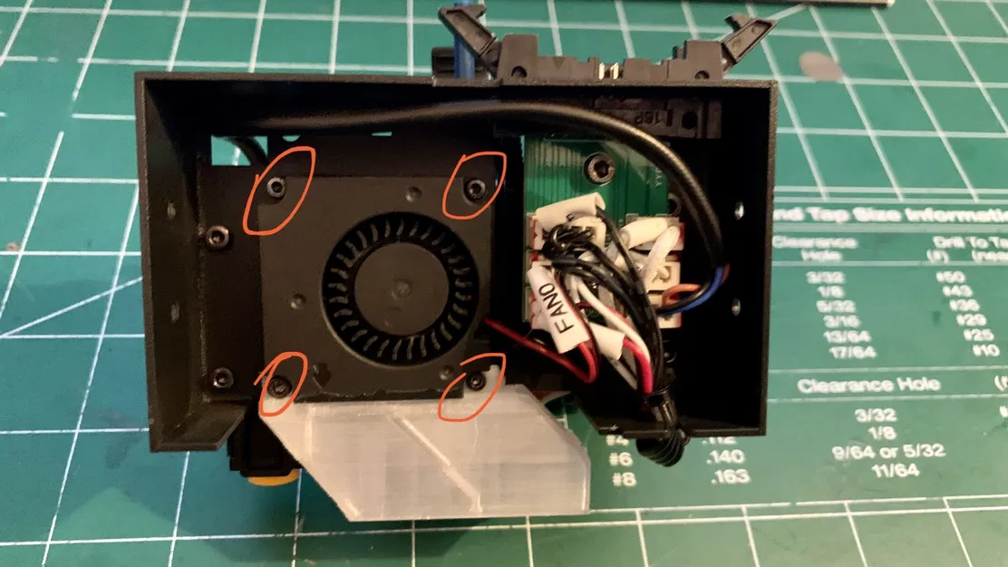 Bộ ống gió đôi Anycubic Kobra cho quạt 5015 - Image 7