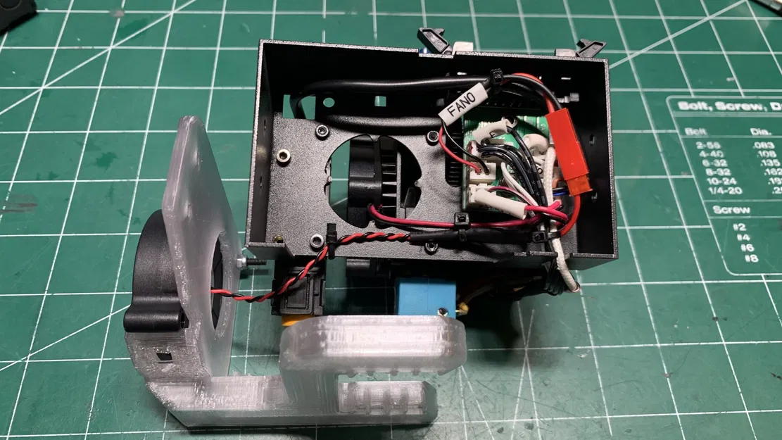 Bộ ống gió đôi Anycubic Kobra cho quạt 5015 - Image 10