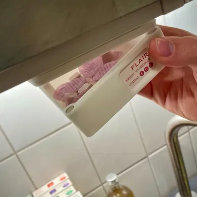 Hộp lưu trữ xếp chồng từ tính gắn trên đỉnh dạng giọt n...