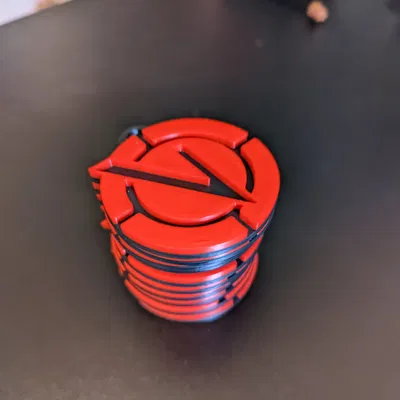 Móc chìa khóa biểu tượng Vindicators từ Rick và Morty