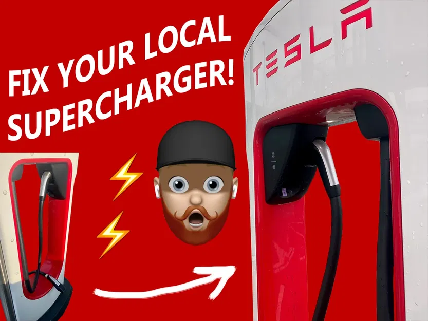Giá đỡ cáp sạc Tesla Supercharger loại 2 - Image 1