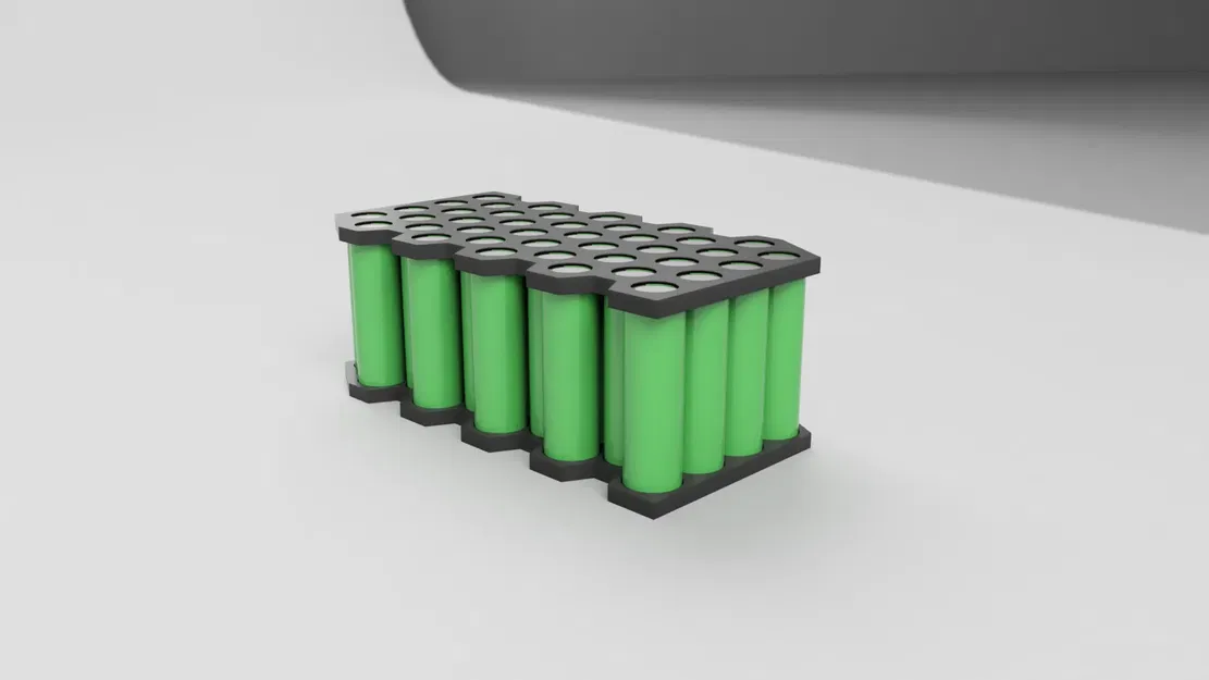 Khay pin 10s4p cho pin 18650 tối ưu hóa không gian - Image 1