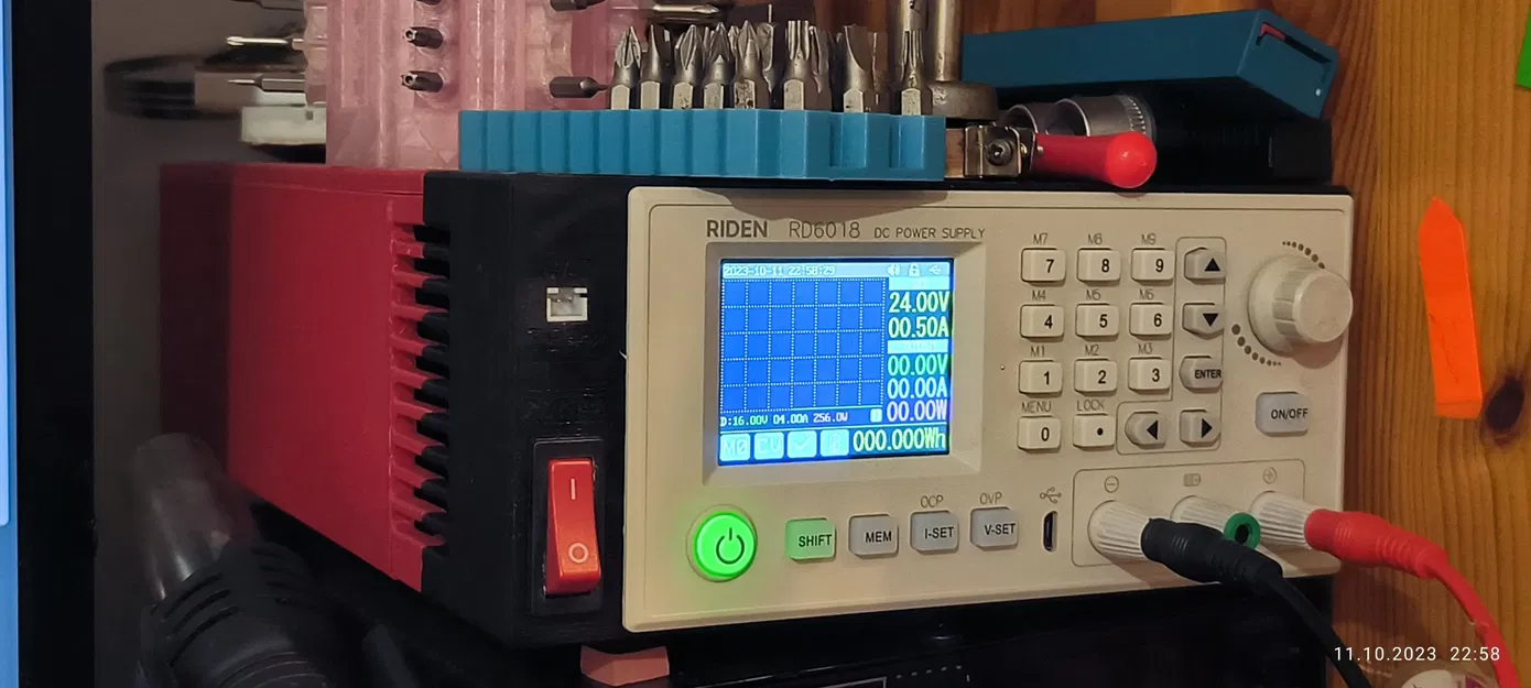 Hộp đựng RIDEN 6018 với nguồn điện 70V 17A chính hãng - Image 1