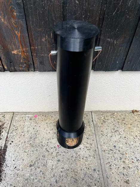 Máy cho ăn cho chim lớn bằng ống nhựa Ø115mm - Image 2