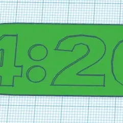 Móc khóa kỷ niệm ngày 4:20