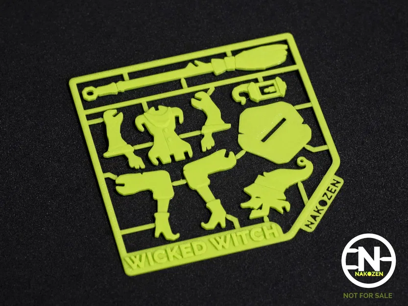 Mô hình phù thủy độc ác trên chổi bay treo trang trí Halloween - Image 2