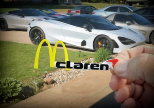 Chìa khóa McLaren phong cách McDonald's - Image 1