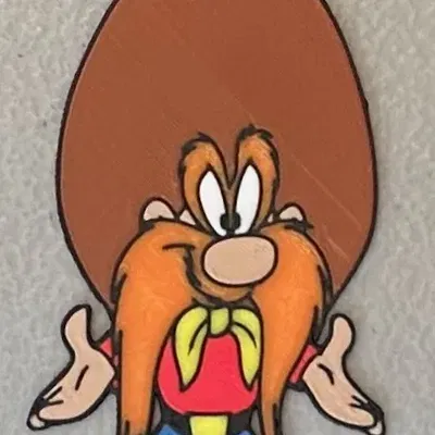 Nam châm Yosemite Sam nhiều màu sắc 8 màu