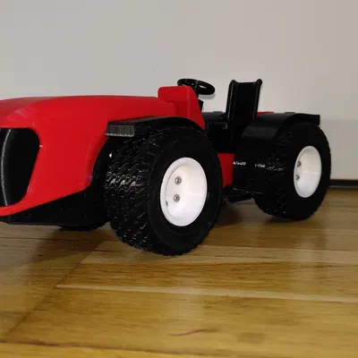 Mô hình xe kéo nhỏ 1:16 cho nông trại táo