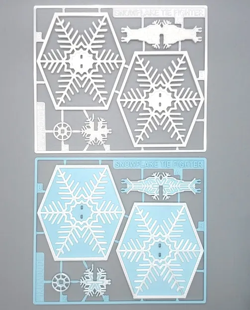 Mô hình đồ chơi TIE Fighter chủ đề bông tuyết trong Star Wars - Image 10