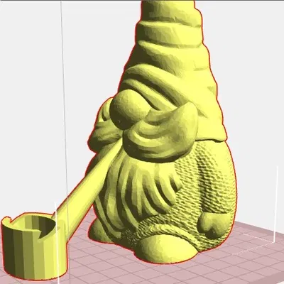 Giá đỡ danh thiếp Lappy, gnome say xỉn độc đáo