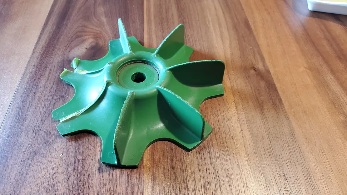 Cánh quạt thay thế cho máy thổi/hút lá Ryobi BV720r - Image 4