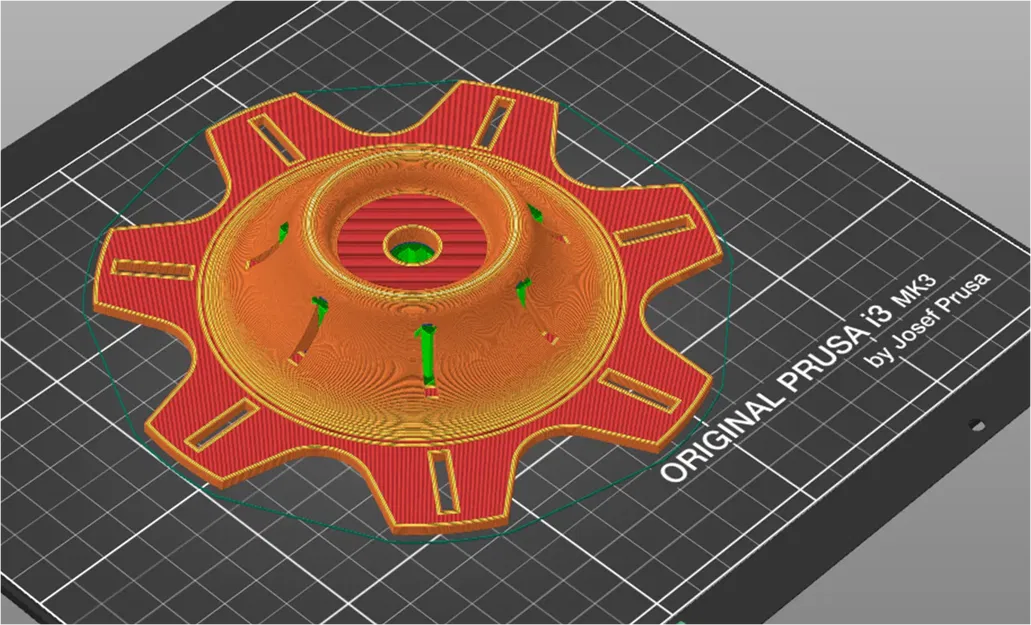 Cánh quạt thay thế cho máy thổi/hút lá Ryobi BV720r - Image 9