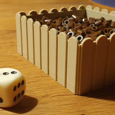 Giường hoa cao cho búp bê và cửa gnome giáng sinh