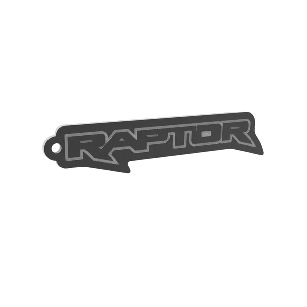 Móc chìa khóa logo Ford F-150 Raptor phong cách đơn giản - Image 2