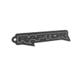 Móc chìa khóa logo Ford F-150 Raptor phong cách đơn giản - Thumbnail 2
