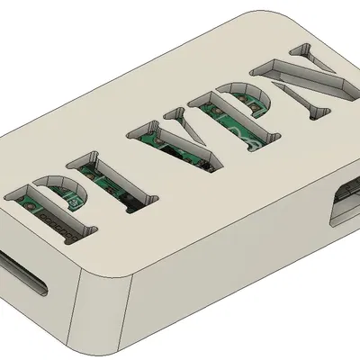 Vỏ case không dây cho Raspberry Pi Zero 2 W chạy PiVPN