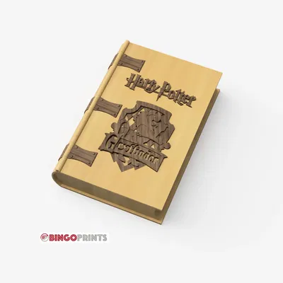 Hộp sách Harry Potter hình Gryffindor