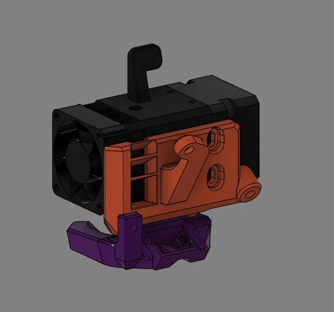 Bộ ống dẫn quạt điều chỉnh cho máy in 3D BIQU H2 - Image 1