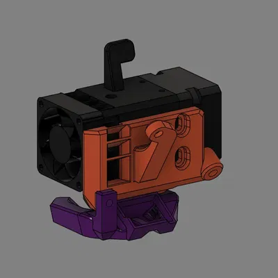 Bộ ống dẫn quạt điều chỉnh cho máy in 3D BIQU H2