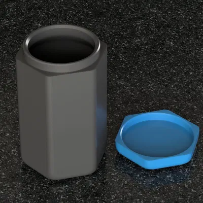 Bình chứa hình lục giác 200 mL cho tổ chức đồ vật