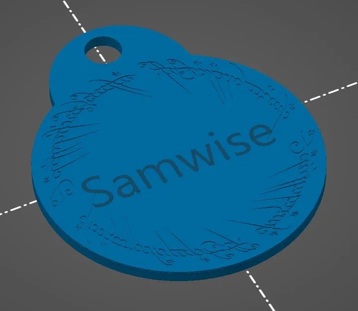 Thẻ chìa khóa One Ring độc đáo cho người yêu thích phim giả t... - Image 1