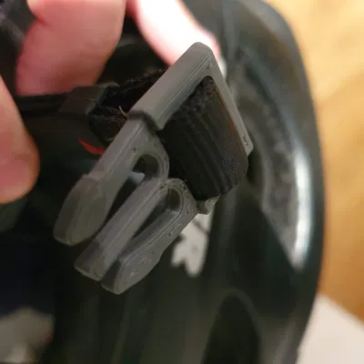 Khóa mũ bảo hiểm xe đạp Fazer thay thế dễ in ấn