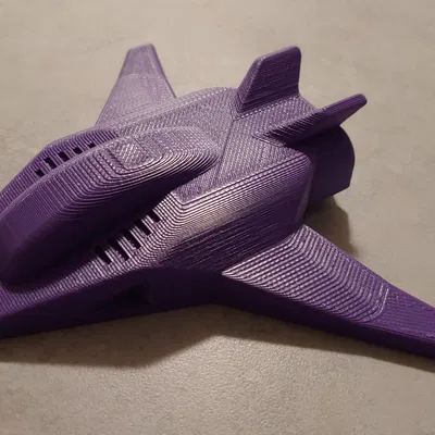 Mô hình đồ chơi tàu vũ trụ dễ in không cần hỗ trợ