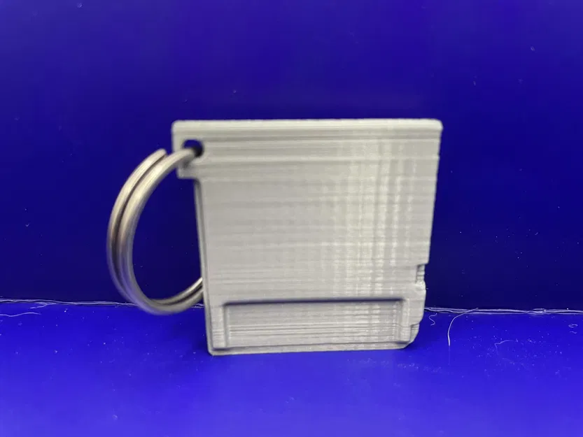 Móc khóa cartridge 3DS thiết kế trong Blender - Image 2