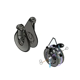 Ròng rọc dây mềm cho dây tối đa 6mm - Image 5