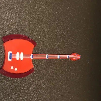 Đàn guitar bass rìu chiến đấu của Marceline