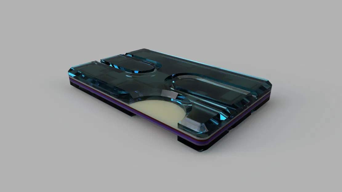 Ví đựng tiền Ridge tự làm bằng nhựa resin - Image 1