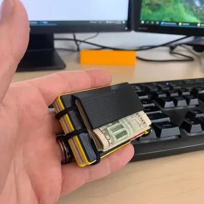 Ví đựng thẻ cải tiến với kênh giữ tóc bổ sung