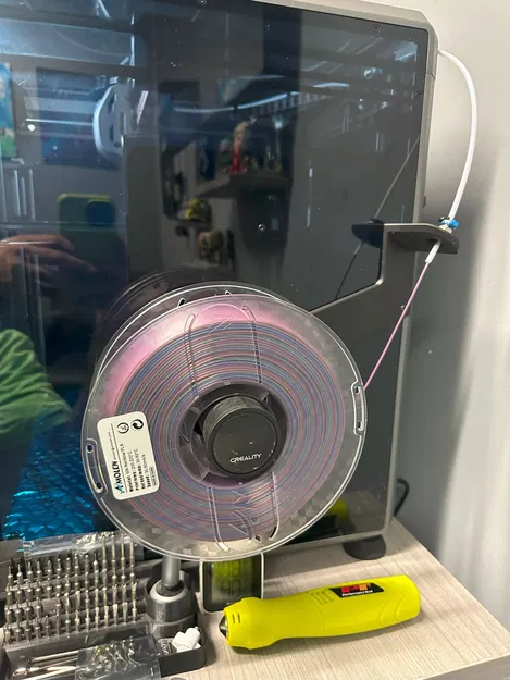 Giá đỡ cuộn filament số K1 Max bên phải với hướng dẫn PTFE - Image 2