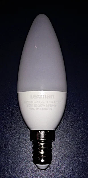 Nắp đậy bóng đèn LED E14 thay thế kích thước nửa - Image 4