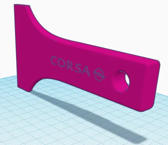 Công cụ cào tuyết cho xe Opel Corsa màu hồng - Image 2