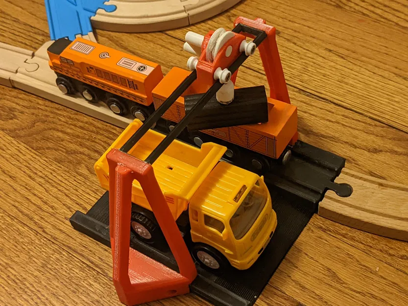 Cần cẩu gantry nhỏ cho xe tải và tàu hỏa Brio - Image 3