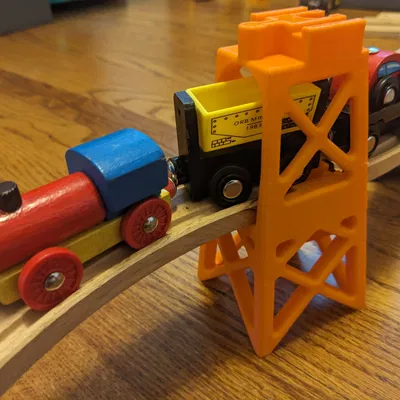 Giàn nâng độ cao gấp đôi cho tàu gỗ - Tương thích Brio