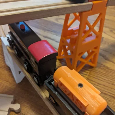 Giàn nâng độ cao gấp đôi cho tàu gỗ - Tương thích Brio