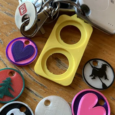 Giá đỡ chìa khóa cho token xe đẩy mua sắm