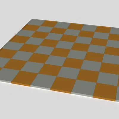 Bàn cờ vua kích thước đầy đủ không có kết nối rõ ràng